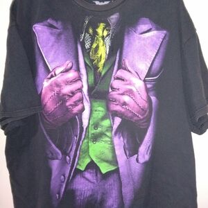 DC Comics Black and Purple Joker Tee